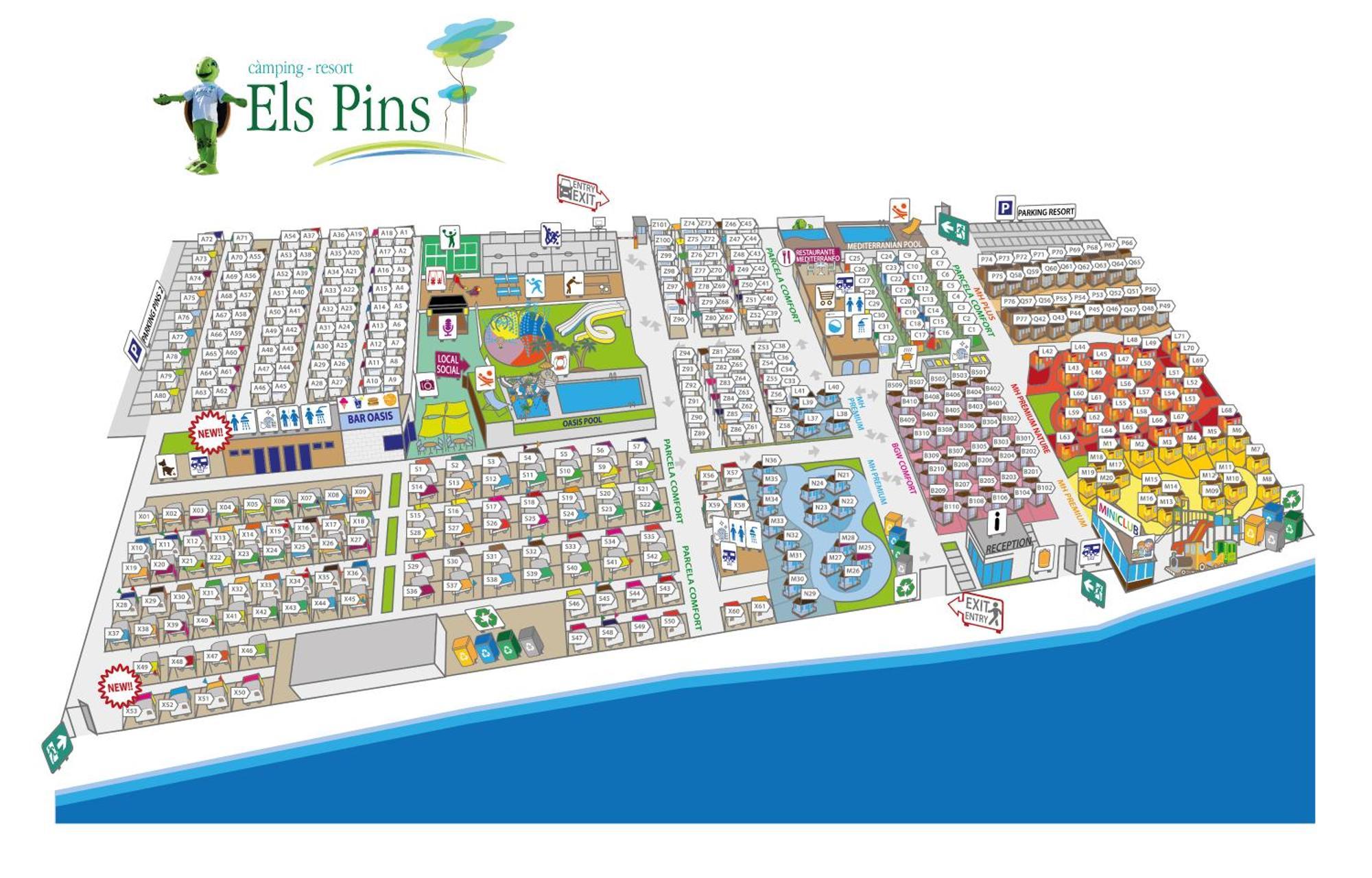 Camping Resort Els Pins Malgrat de Mar Dış mekan fotoğraf